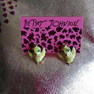 Betsey Johnson Chick Earrings